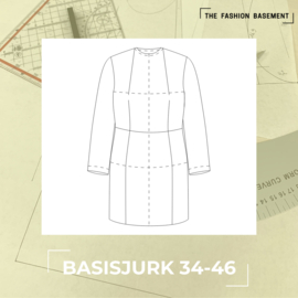 The Fashion Basement - Basisjurk patroon (34-46)