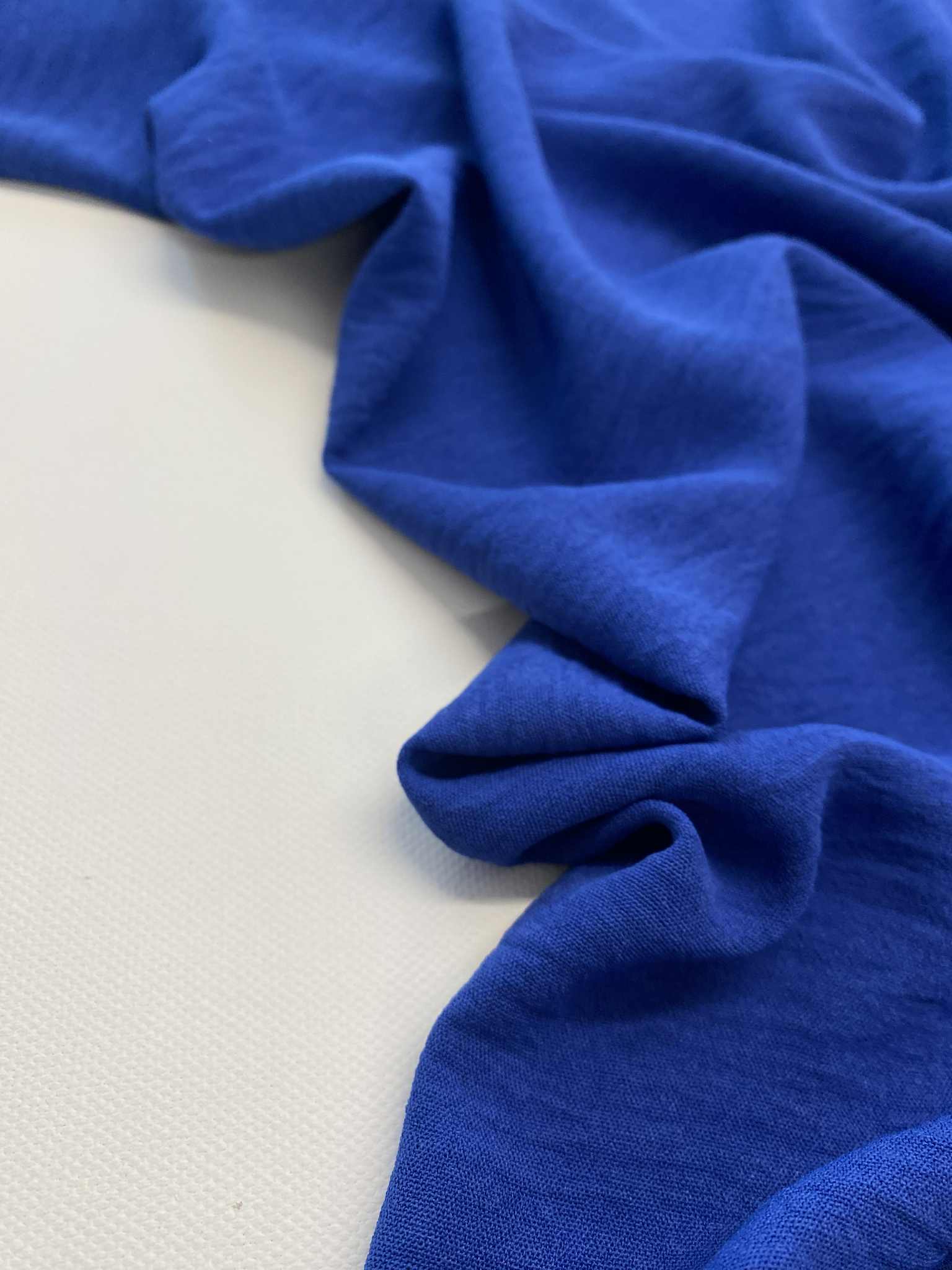 Soepelvallende stof -  Royal Autumn Blue