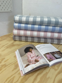 Flanel - pyjamastof - bruin/beige