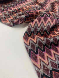 Lurex Tricot - Bordeaux mix