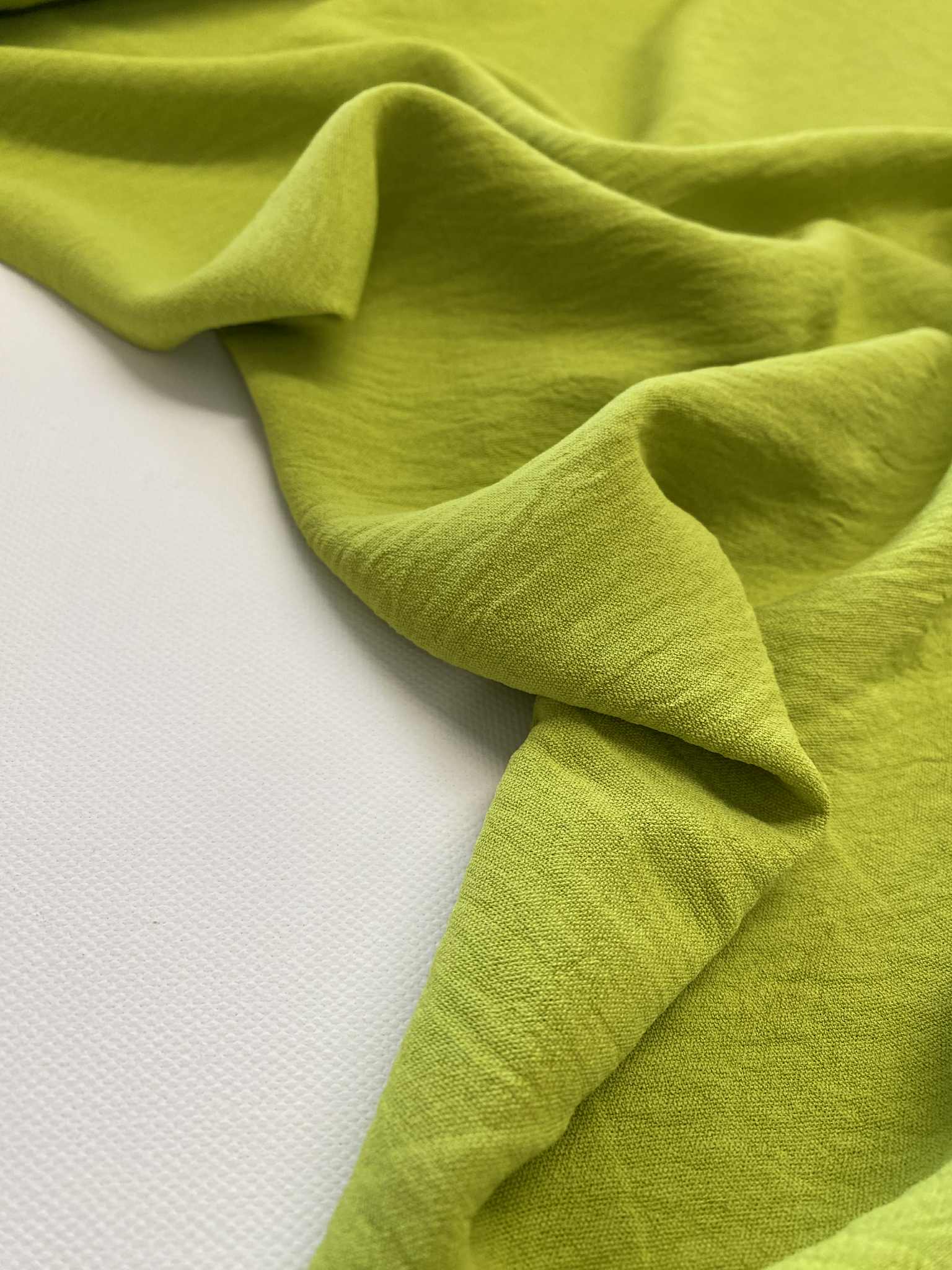 Soepelvallende stof -  Autumn Lime