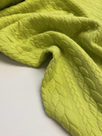 Cable knit -  Neon Lime