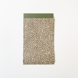 Little dots olive green zakjes (5 stuks)