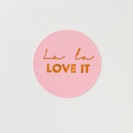 La la love it sluitstickers (5 stuks)
