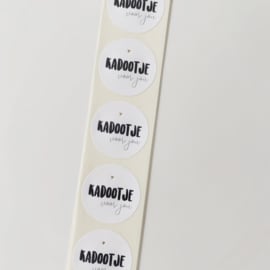 Kadootje voor jou sluitstickers (5 stuks)