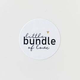 Little bundle of love sluitstickers (5 stuks)