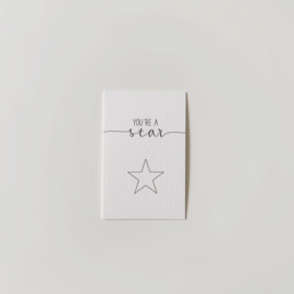 You're a star klein kaartje
