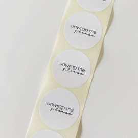 Unwrap me please sluitstickers (5 stuks)