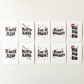 Kerstkaarten set 10 stuks