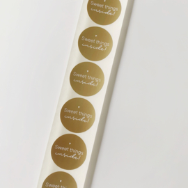 Sweet things inside sluitstickers (5 stuks)