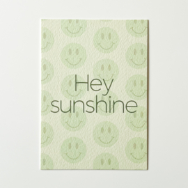 Hey sunshine kaart - Pastel colors kaartlijn