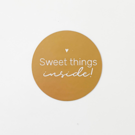 Sweet things inside sluitstickers (5 stuks)