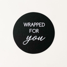 Wrapped for you sluitstickers (5 stuks)