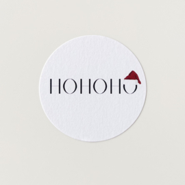 Hohoho sluitstickers op vel
