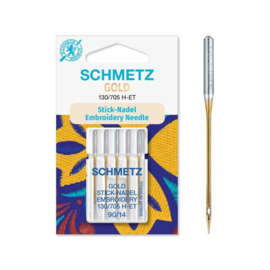 Borduurnaald Schmetz gold 90