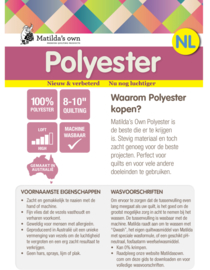 Matilda's Own, Polyester 100%