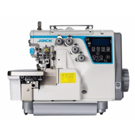 Jack C7 overlock met auto transporteur, draadafknip- en afzuigsysteem