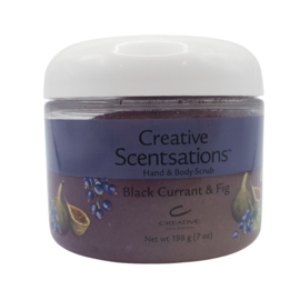 CND CREATIVE SCENTSATIONS HAND&BODY SCRUB BLACK CURRANT&FIG 198G