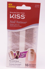 KISS NAIL TATTOOOS WATER DECALS 16 NAIL TATTOOS