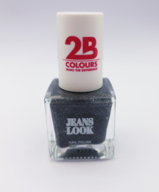 2B Colours Jeans Look Grey 9,5 ml effect nagellak
