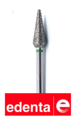 Edenta diamant frees grof spits L12 Ø4,5 voor harde huid en nagel