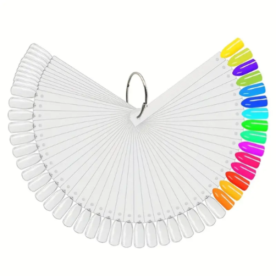 Nagel Display Color Pops 50 Stuks – Transparant met Ring