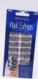 BROADWAY NAILS STRIPS 18 3-D NAIL STRIPS