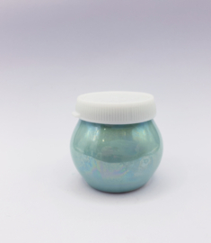 Ceramic zeshoekige dappendish voor acrylvloeistof en penselen green