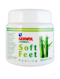 Gehwol Fusskraft Soft Feet Peeling 500 ml – Salonpot, zijdezachte huid
