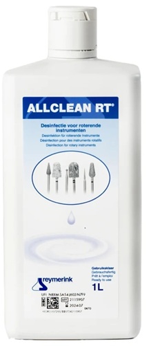 AllClean RT Desinfectie 1L – Voor Frezen en bitjes │Gebruiksklaar