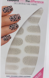 2B COLOURS MAKE THE DIFFERENCE DECORATING NAIL WRAPS 16 NAIL STRIPS
