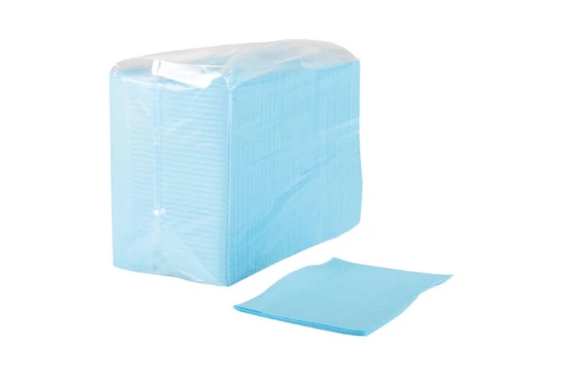 Blauwe Dental Towels 3-laags – Hygiënische Onderlegdoeken 34x46cm (125st)