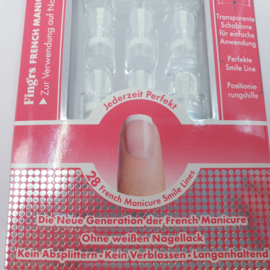 PROFESSIONAL FINGERS FRENCH WRAP PLUS 28 FRENCH MANICURE SMILE LINES. MADE IN EUROPE
