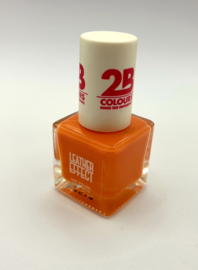 2B Colours Leather Effect Orange 9,5 ml effect nagellak