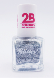 2B COLOURS MAKE THE DIFFERENCE - GLITTERS SILVER  Nagellak 60 Seconds Super Shine-9.5ML