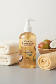 Creative Scentsations Hand & Body Wash – Mango & Coconut (245 ml)