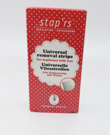 STAP*RS UNIVERSAL  PRO REMOVAL STRIPS FOR DEPILATION WITH WAX  24 STRIPS. MADE IN EUROPE