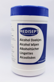 MEDISEPT PROFESSIONAL HYGIENE. ALCOHOL WIPES 100 STUKS