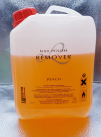 NAIL SELECTION FOR PROFESSIONALS - NAILS POLISH REMOVER -PEACH 2.5 L MADE IN EUROPE