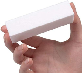 G*LAC Nail file Double face - 100/180 10 stuks nail polishing blocks, nail polishing machines, nail pads, square sponges, nail files, for nail salon, nail art at home