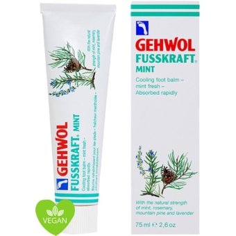 Gehwol Fusskraft Menthe 75 ml – Baume rafraîchissant pour des pieds doux et frais