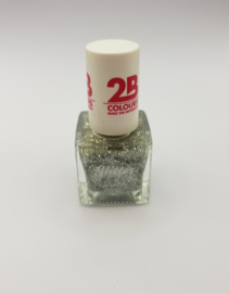 2B COLOURS MAKE THE DIFFERENCE - GLITTERS SILVER  Nagellak 60 Seconds Super Shine-9.5ML