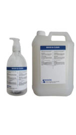 WASH & CLEAN Handzeep 5L + Lege Pompflacon 500ml – pH-neutraal & Hypoallergeen
