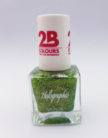 2B Colours Holographic Green 9,5 ml effect nagellak