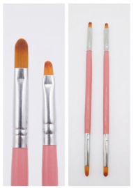 BRUSH EXPERT 06/04 Penseel voor gel, breedte 6 mm / 4 mm, lengte 7 cm