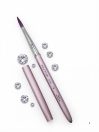 ACRYL BRUSH _ROUND-4 PINK 1 PC