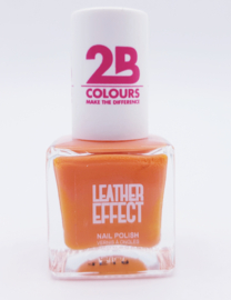 2B Colours Leather Effect Orange 9,5 ml effect nagellak