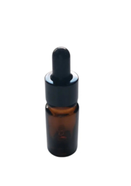 Flesje uit glas met pipet 5 ml