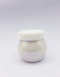 Ceramic zeshoekige dappendish voor acrylvloeistof en penselen pearl