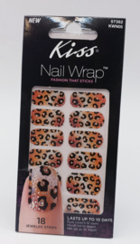 KISS NAIL WRAP 18 JEWELED STRIPS